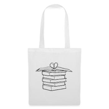 Stack drawing of | books Drawing Books - Tote Bag - white - Front