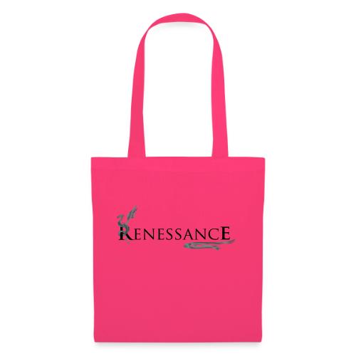 renessance logo schwarz - Stoffbeutel