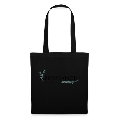 renessance logo schwarz - Stoffbeutel