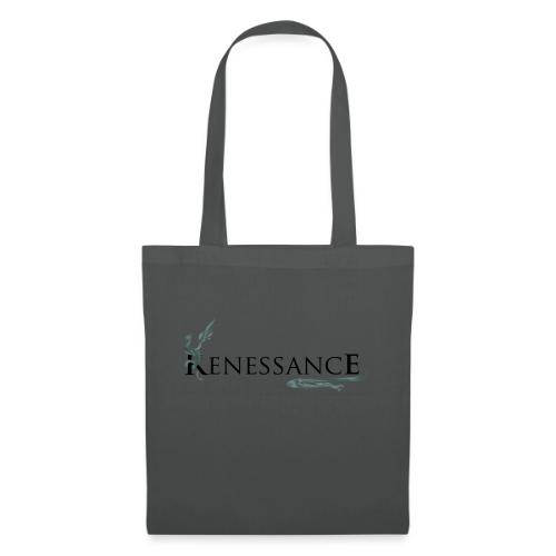 renessance logo schwarz - Stoffbeutel