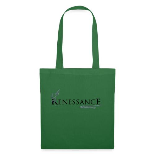 renessance logo schwarz - Stoffbeutel