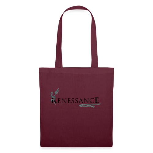 renessance logo schwarz - Stoffbeutel