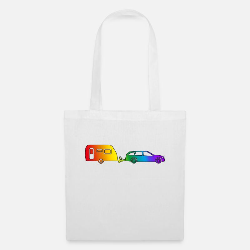 Gespann pride rand - Stoffbeutel - Weiß