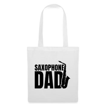 Saxophone Papa - Tote Bag - white - Front