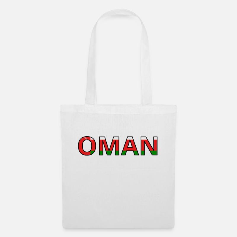 Drapeau Oman - Sac en tissu - blanc