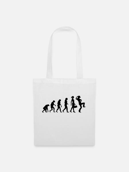 Evolution Linedance Frauen - Stoffbeutel - Weiß