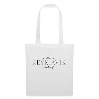 Reykjavik, Iceland Style Design T-Shirt - Tote Bag - white - Front