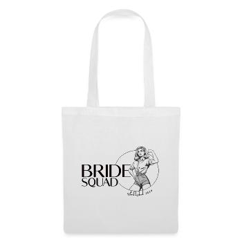 Équipe de mariées - Enterrement de vie de jeune fille - Sac en tissu - blanc - Devant