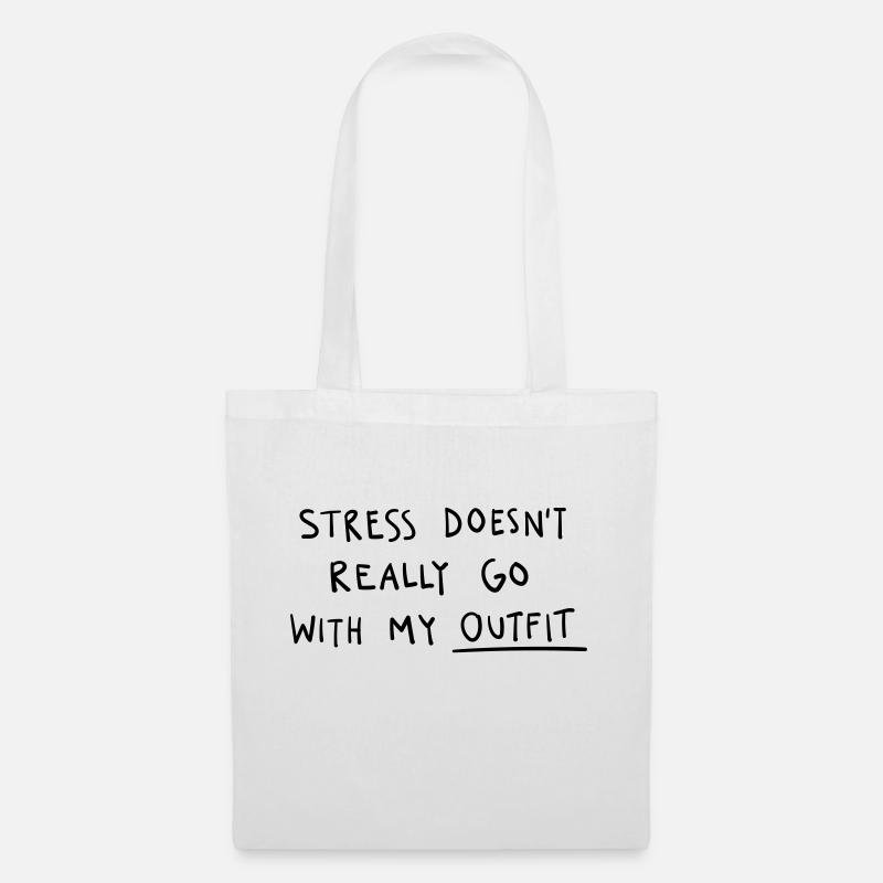 Trend Handwriting Statement Design - Tote Bag - white
