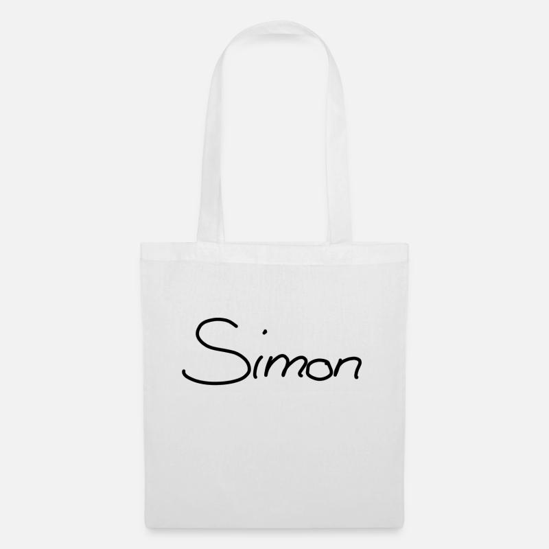 Simon - Stoffbeutel - Weiß