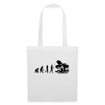Évolution de la mécanique automobile - Sac en tissu - blanc - Devant