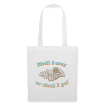 Shell ou go ? - Sac en tissu - blanc - Devant