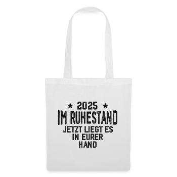 2025 Retired Funny Retiree Gift - Tote Bag - white - Front