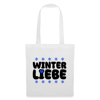 Winter Love Heart - Tote Bag - white - Front