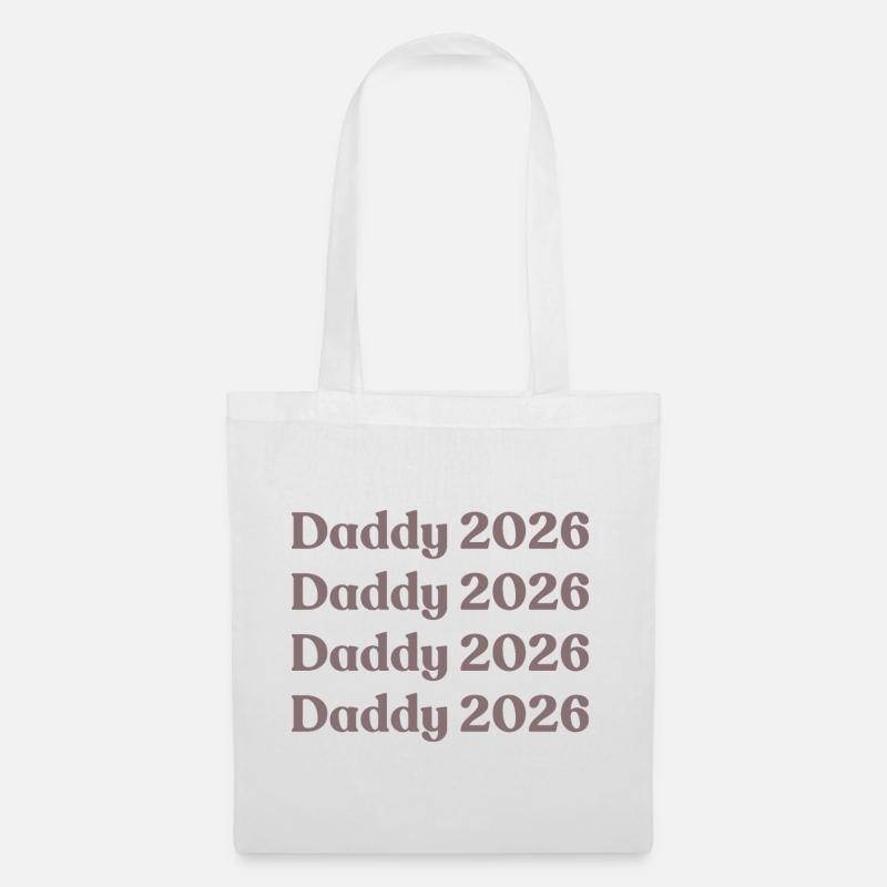 Daddy 2026 - Stoffbeutel - Weiß
