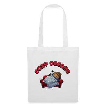 Rêves douillets - Sac en tissu - blanc - Devant