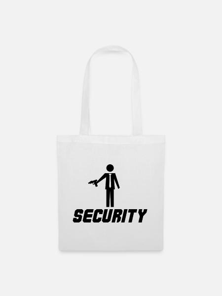Security - Stoffbeutel - Weiß