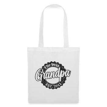 Le meilleur grand-père depuis 2011 - Sac en tissu - blanc - Devant