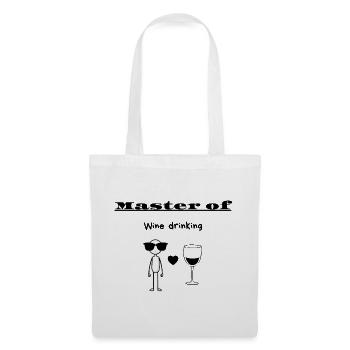 Maître du vin - Sac en tissu - blanc - Devant