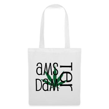 Amsterdam - Cannabis - Weed - Tote Bag - white - Front