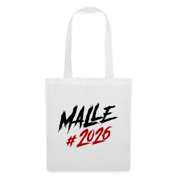 Malle 2026 Mallorca Team - Stoffbeutel - Weiß - Vorne
