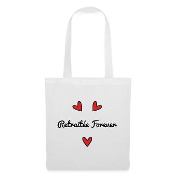 RETIRED. RETIREMENT. HAPPY RETIREMENT. CYCLING - Tote Bag - white - Front