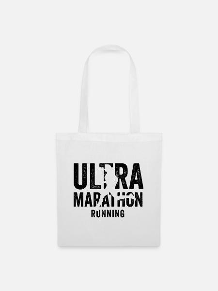 Ultra-Marathon-Lauf - Stoffbeutel - Weiß