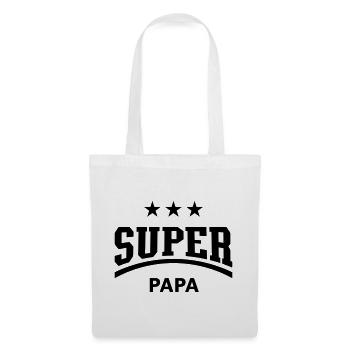 Super Dad (Daddy / Dad / Dad / Father's Day / B) - Tote Bag - white - Front