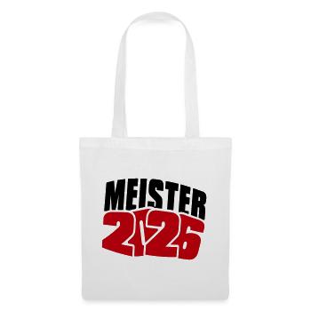 Meister 2026 Meisterschaft - Stoffbeutel - Weiß - Vorne