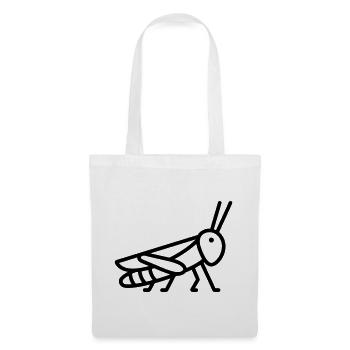 sauterelle - Sac en tissu - blanc - Devant