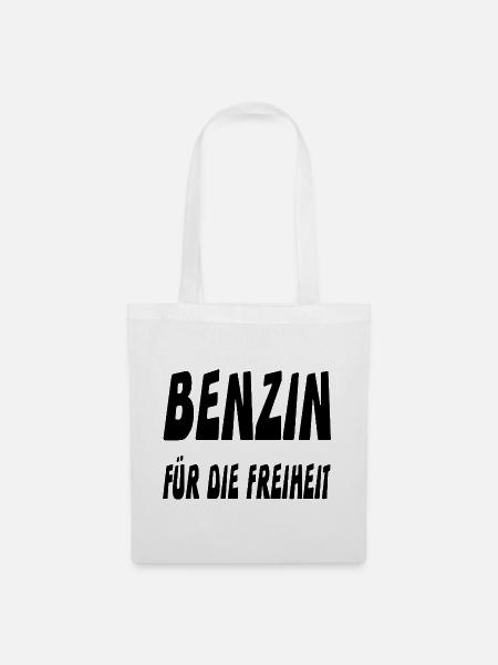 Benzin - Stoffbeutel - Weiß