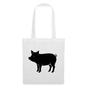 pig - Tote Bag - white - Front