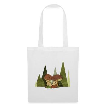 Pilze - Stoffbeutel - Weiß - Vorne
