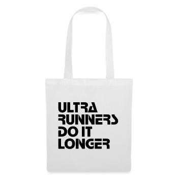 Ultra Runners Do It Longer Shirt - Stoffbeutel - Weiß - Vorne