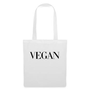 VEGAN - Stoffbeutel - Weiß - Vorne