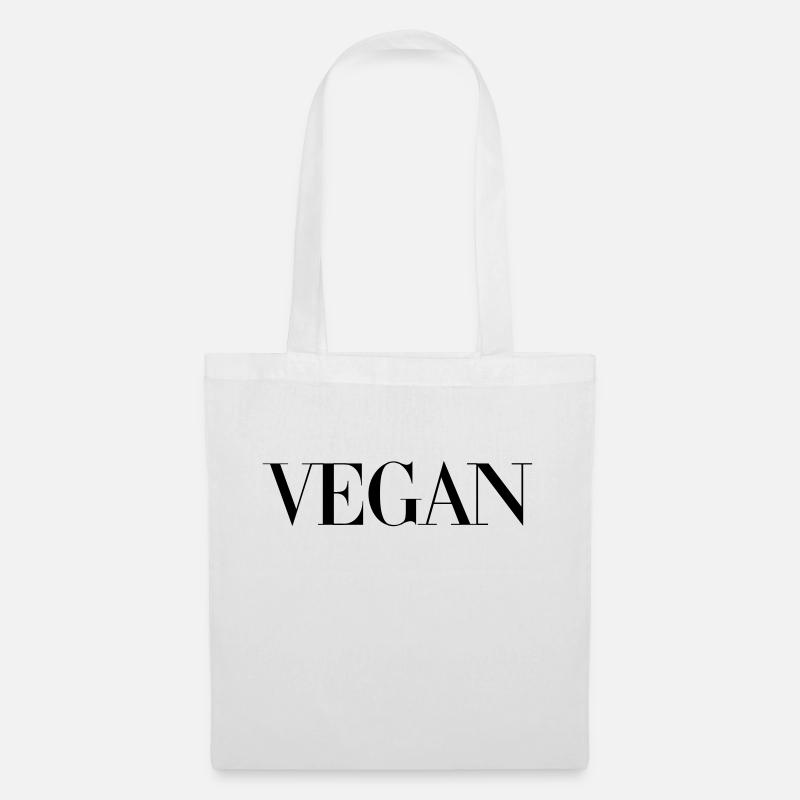 VEGAN - Stoffbeutel - Weiß