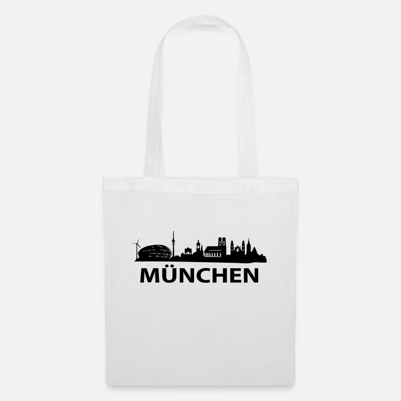 munchen - Stoffbeutel - Weiß