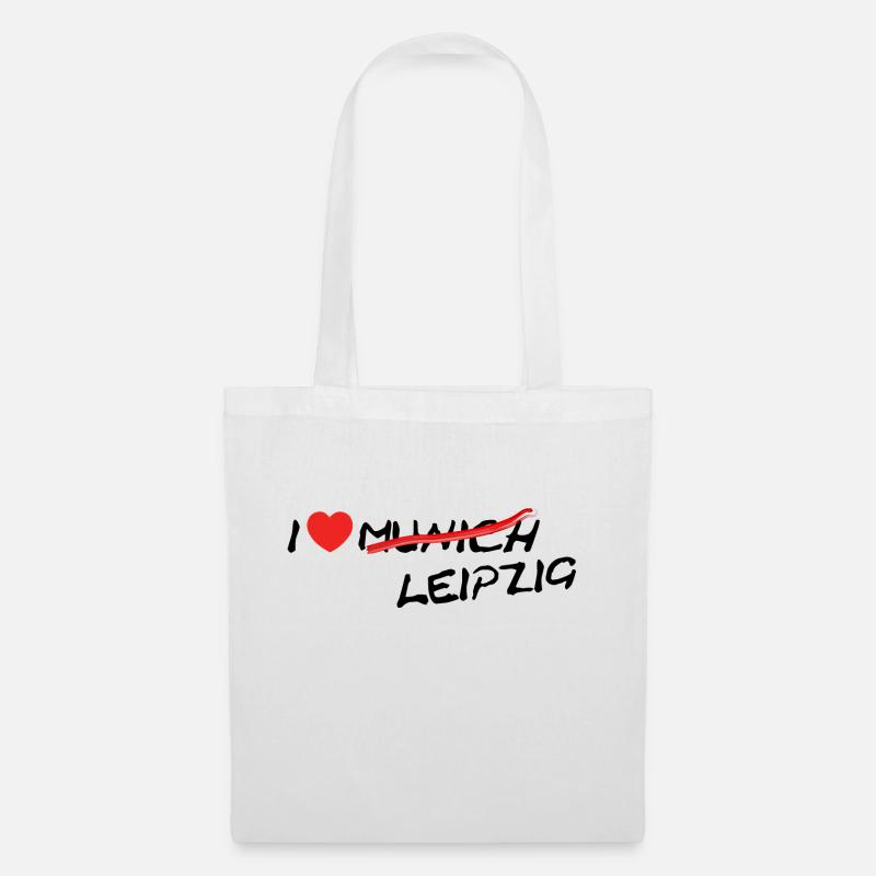 Leipzig ist das neue Munich / Bayern / Geschenk - Stoffbeutel - Weiß