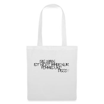 French fries and disco - Tote Bag - white - Front