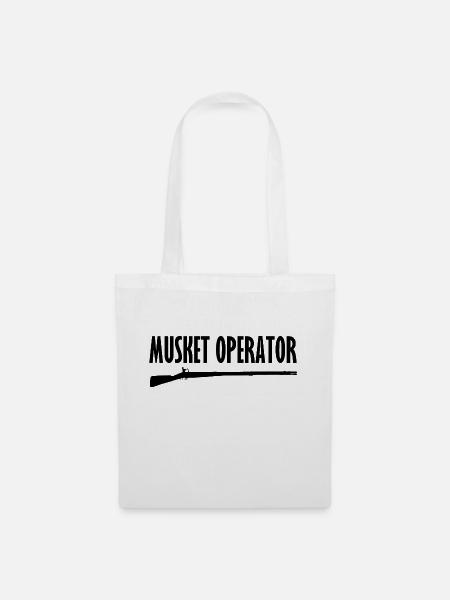 Musket Operator - Stoffbeutel - Weiß