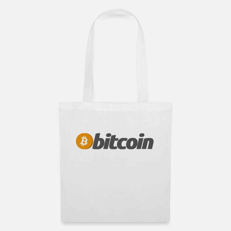 Bitcoin - Stoffbeutel - Weiß