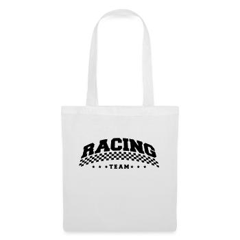 racing_team_design_1 - Stoffbeutel - Weiß - Vorne