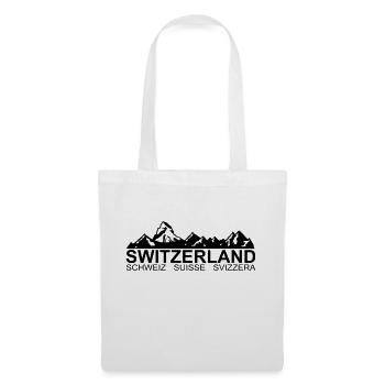 Suisse - Suisse - Suisse - Svizzera - Sac en tissu - blanc - Devant
