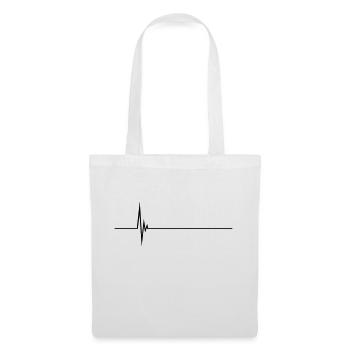 Pulse Heartbeat - Stoffbeutel - Weiß - Vorne