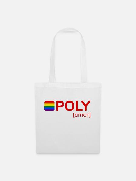 POLY [amor] - Stoffbeutel - Weiß