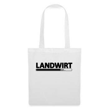 Landwirt // Landwirtin // Bauer //Berufsausbildung - Stoffbeutel - Weiß - Vorne