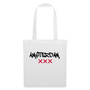 amsterdam - Stoffbeutel - Weiß - Vorne