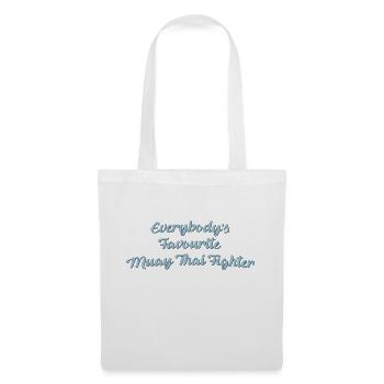 Everybodys favourite muay thai fighter f - Tote Bag - white - Front