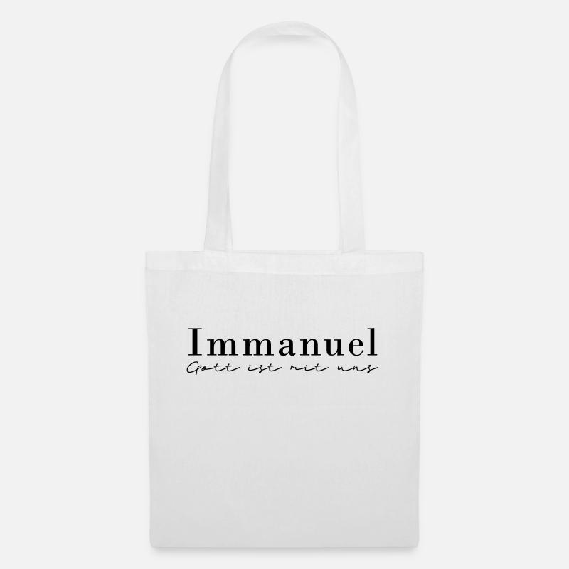 Immanuel - Stoffbeutel - Weiß