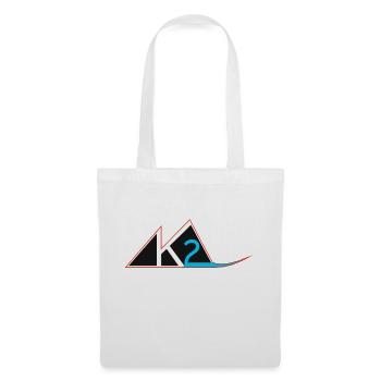 Montagne K2 - Sac en tissu - blanc - Devant